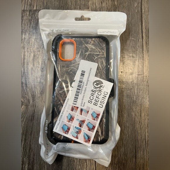 NEW Camouflage Phone Case Cricket ION Z With Holster & Beltclip - Picture 2 of 4